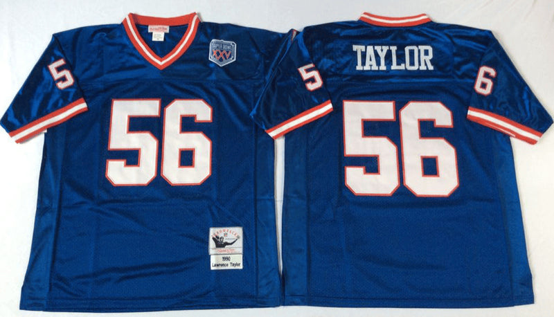 Lawrence Taylor New York Giants blue Throwback jersey