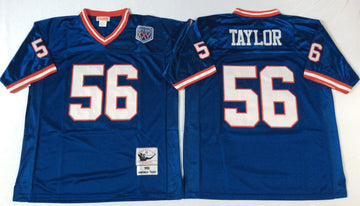 Lawrence Taylor New York Giants blue Throwback jersey