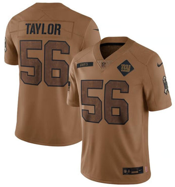 Lawrence Taylor New York Giants brown Salute To Service jersey