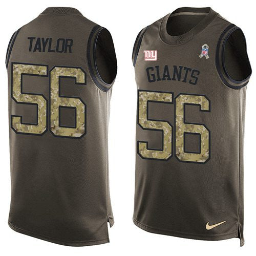 Lawrence Taylor New York Giants green Salute To Service jersey