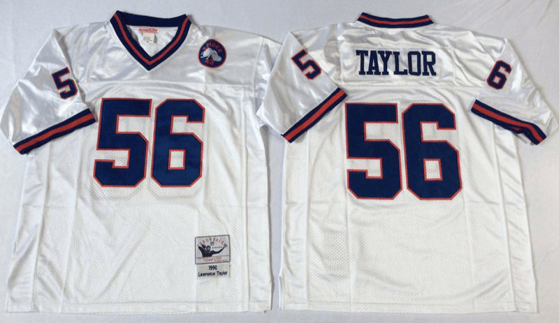 Lawrence Taylor New York Giants white Throwback jersey