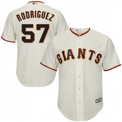 Derek Rodriguez San Francisco Giants cream jersey