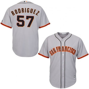Derek Rodriguez San Francisco Giants gray jersey