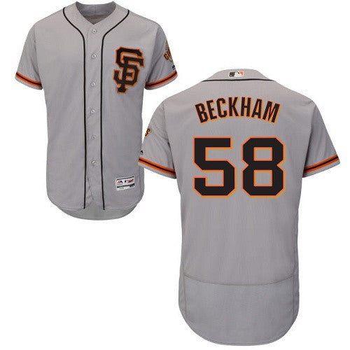Gordon Beckham San Francisco Giants gray Road jersey