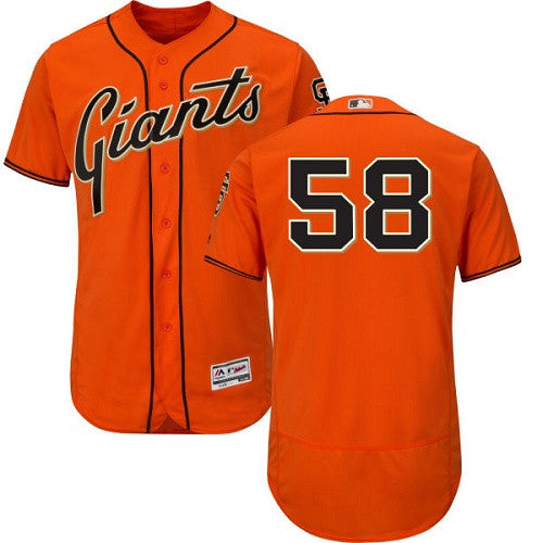 Gordon Beckham San Francisco Giants orange jersey