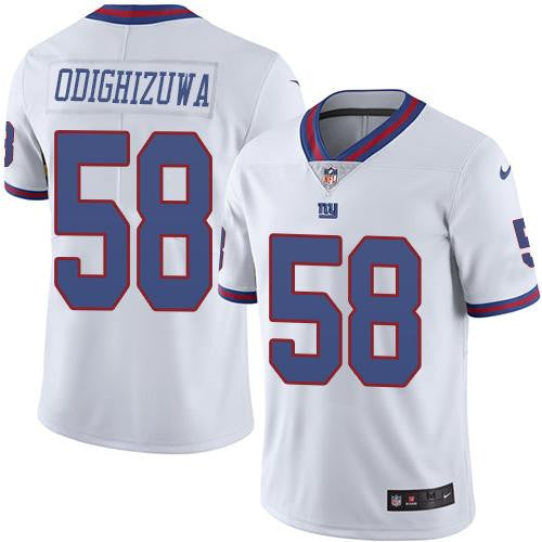 Owa Odighizuwa New York Giants white Limited jersey