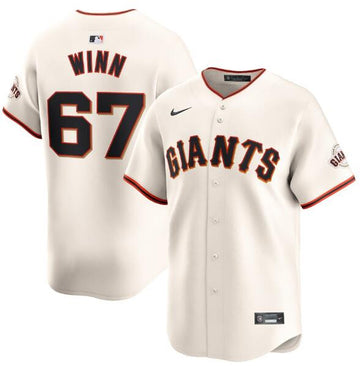 Keaton Winn San Francisco Giants cream jersey