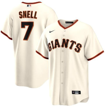Blake Snell San Francisco Giants cream jersey
