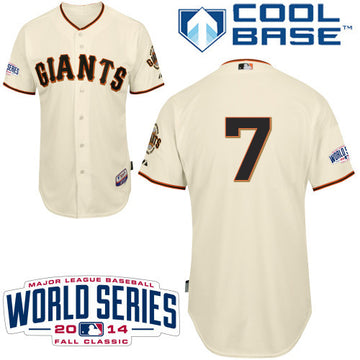 Blanco San Francisco Giants cream jersey