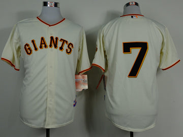 Blanco San Francisco Giants cream jersey