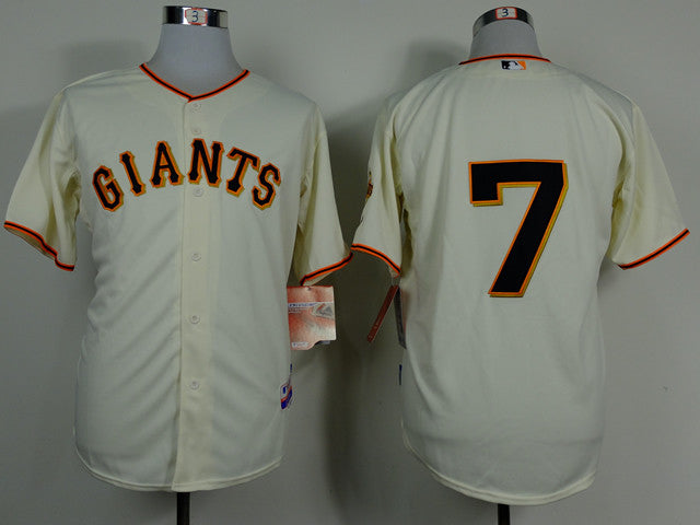 Blanco San Francisco Giants cream jersey
