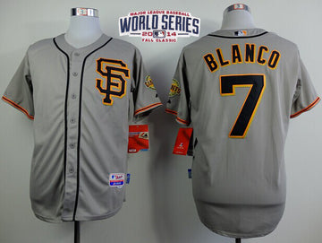 Gregor Blanco San Francisco Giants grey Road jersey