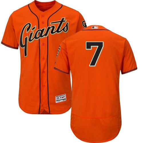 Jimmy Rollins San Francisco Giants orange jersey