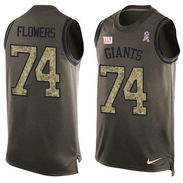 Ereck Flowers New York Giants green Salute To Service jersey
