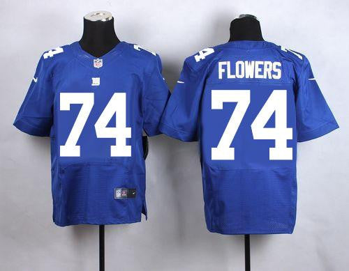 Ereck Flowers New York Giants royal Elite jersey