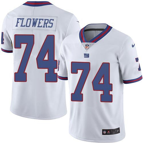 Ereck Flowers New York Giants white Limited jersey