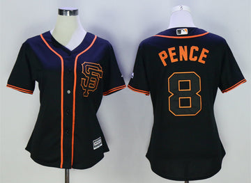 Hunter Pence San Francisco Giants black Alternate jersey