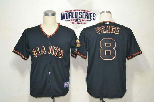 Hunter Pence San Francisco Giants black jersey