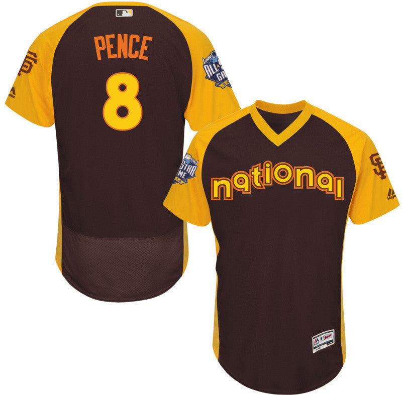 Hunter Pence San Francisco Giants brown All-Star jersey