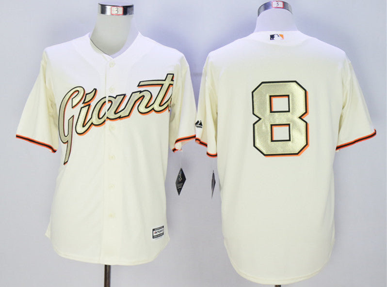 Hunter Pence San Francisco Giants cream jersey