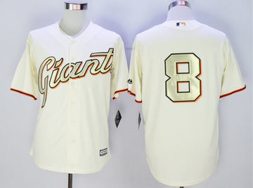Hunter Pence San Francisco Giants cream jersey