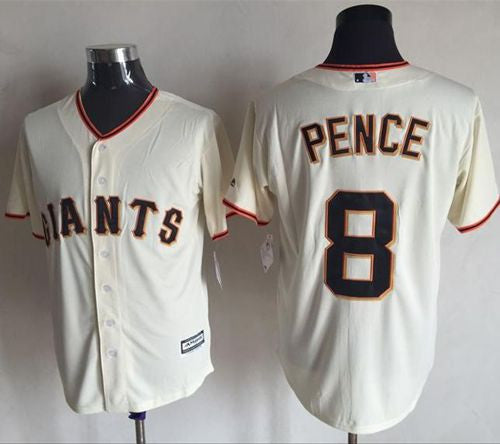 Hunter Pence San Francisco Giants cream jersey