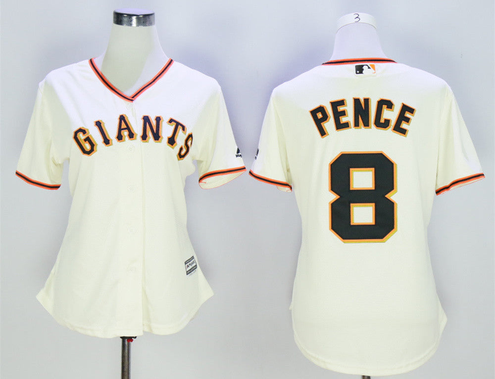 Hunter Pence San Francisco Giants cream jersey