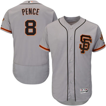 Hunter Pence San Francisco Giants gray Road jersey
