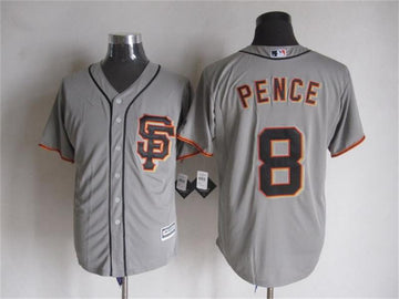 Hunter Pence San Francisco Giants grey Road jersey