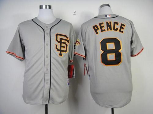 Hunter Pence San Francisco Giants grey Road jersey