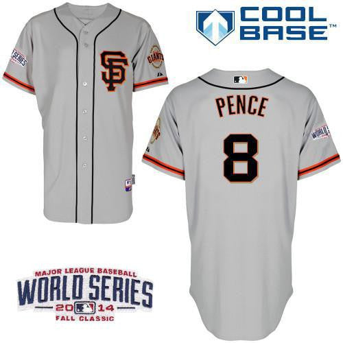 Hunter Pence San Francisco Giants grey Road jersey