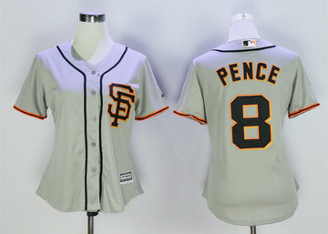 Hunter Pence San Francisco Giants grey Road jersey