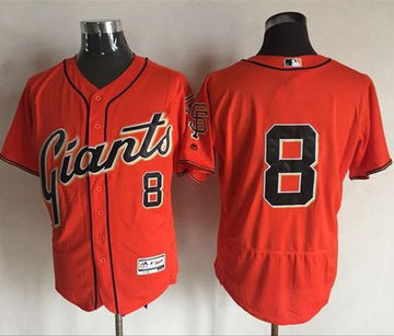 Hunter Pence San Francisco Giants orange Authentic jersey