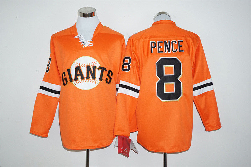 Hunter Pence San Francisco Giants orange jersey