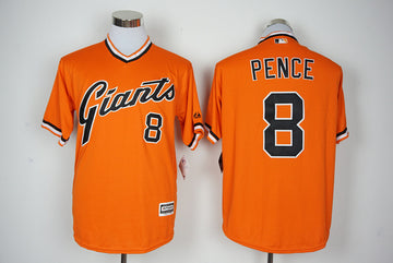 Hunter Pence San Francisco Giants orange jersey
