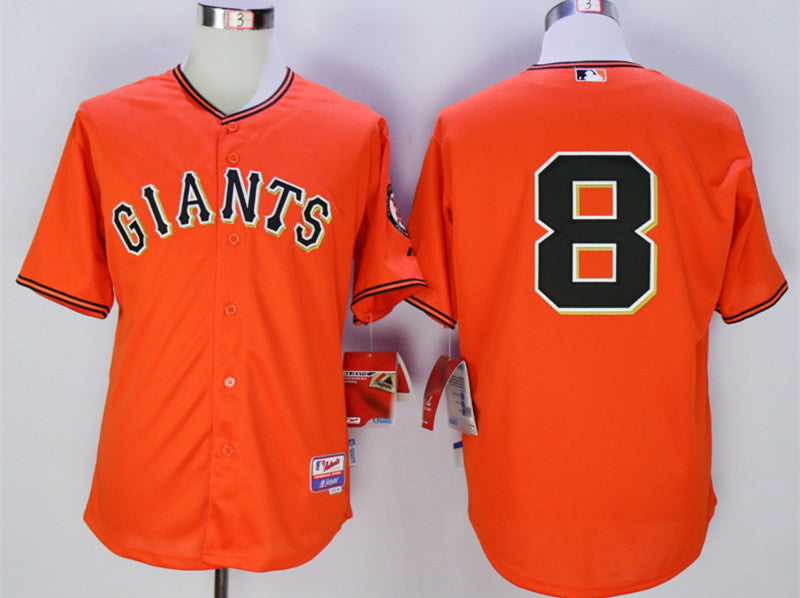 Hunter Pence San Francisco Giants orange Throwback jersey