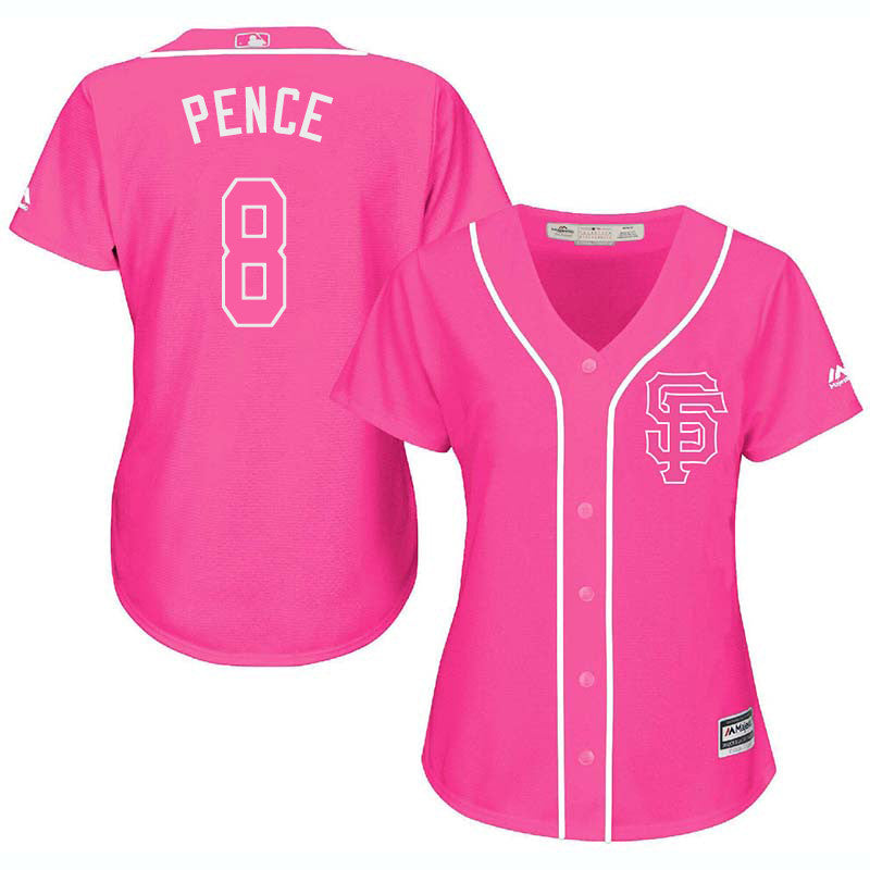 Hunter Pence San Francisco Giants pink jersey