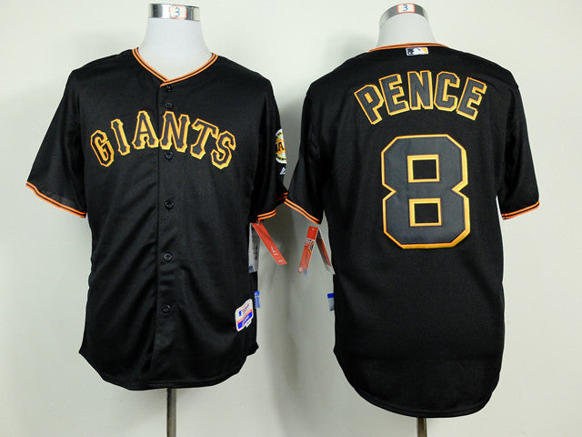 Pence San Francisco Giants black jersey