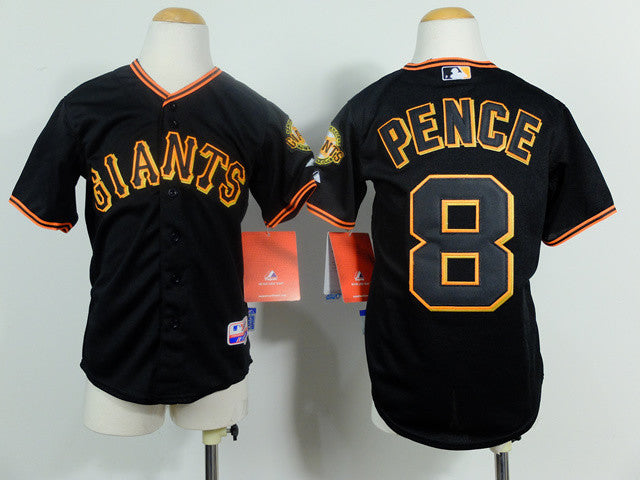 Pence San Francisco Giants black jersey