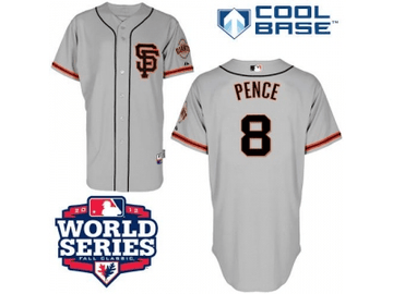 Pence San Francisco Giants grey jersey