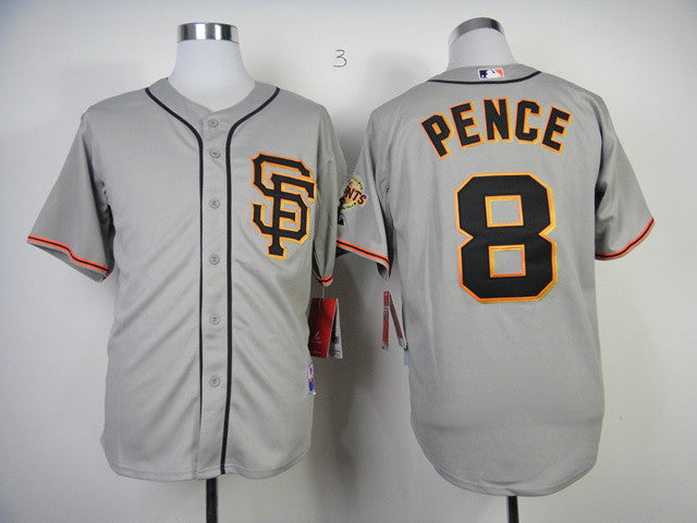 Pence San Francisco Giants grey jersey