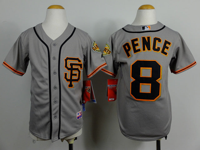 Pence San Francisco Giants grey Road jersey