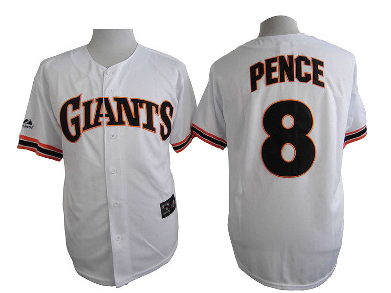 Pence San Francisco Giants white jersey