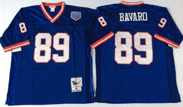Mark Bavaro New York Giants blue Throwback jersey