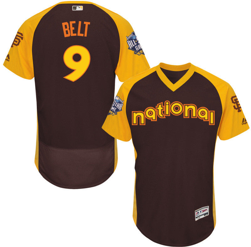 Brandon Belt San Francisco Giants brown All-Star jersey