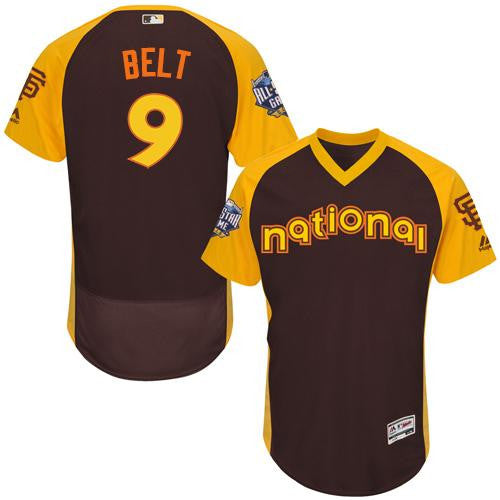 Giants Brandon Belt National League All-Star brown All-Star jersey