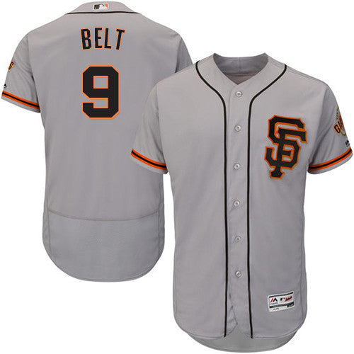 Brandon Belt San Francisco Giants gray Road jersey