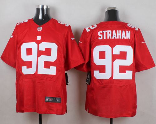 Michael Strahan New York Giants red Elite jersey