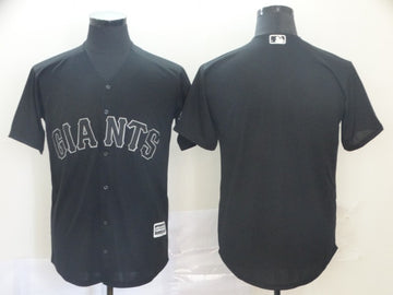 Custom San Francisco Giants black jersey