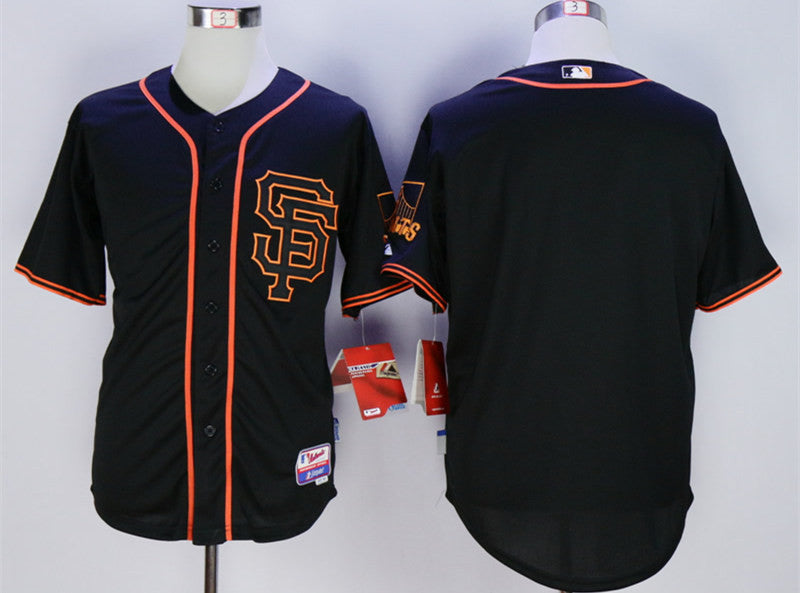 Custom San Francisco Giants black Alternate jersey